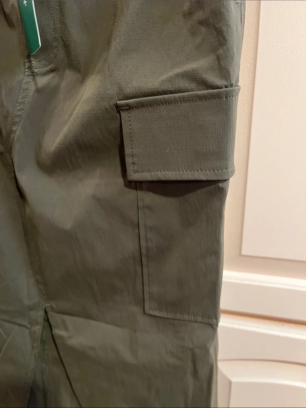 HALARA Olive Green Elastic-Waist cargo Skirt with Drawstring - Picture 7 of 11